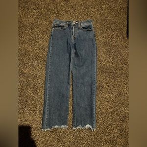 Wedgie straight 28 lEVI pants